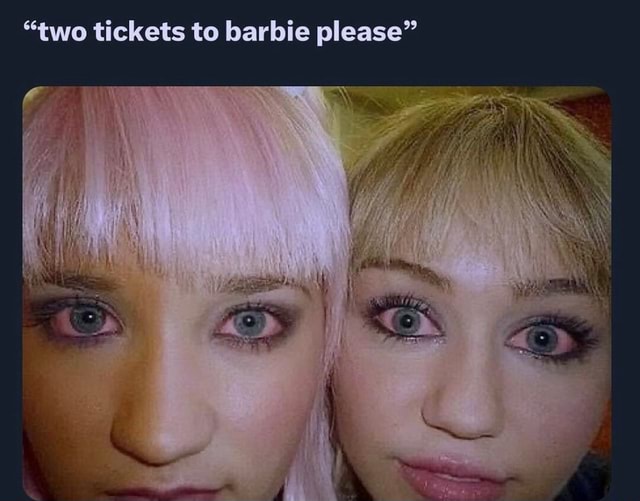 ray on X: two tickets for barbie please Dante and Vergil pink
