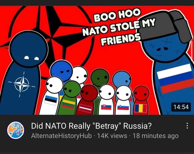 Aro STOLE MY FRIENDS Did NATO Really "Betray" Russia ...