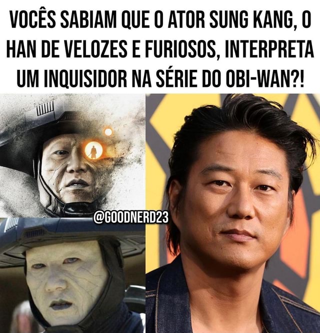 VOCÊS SABIAM QUE O ATOR SUNG KANG, O HAN DE VELOZES E FURIOSOS ...