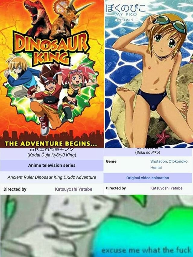 Dinosaur King Hentai Videos - Hentai Ancient Ruler Dinosaur King DKidz Adventure Original video animation  Directed by Katsuyoshi Yatabe Directed by Katsuyoshi Yatabe - iFunny Brazil