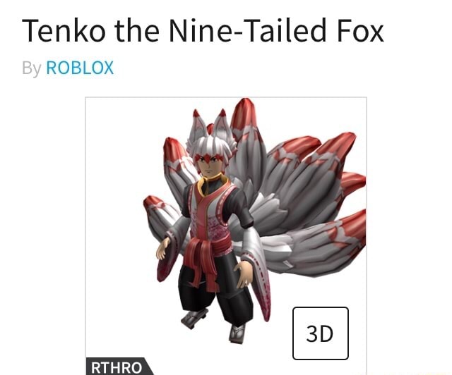 Tenko The Nine Tailed Fox Roblox - nine tailed fox roblox clothes