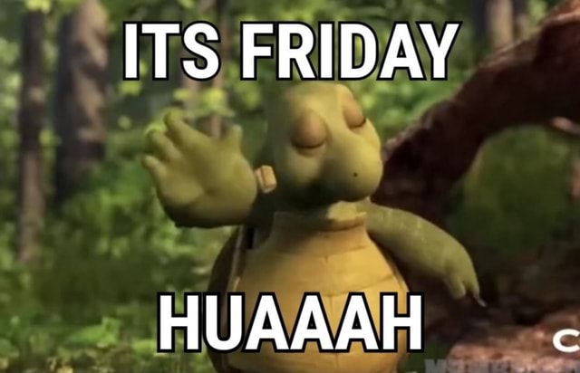 ITS FRIDAY HUAAAH - iFunny