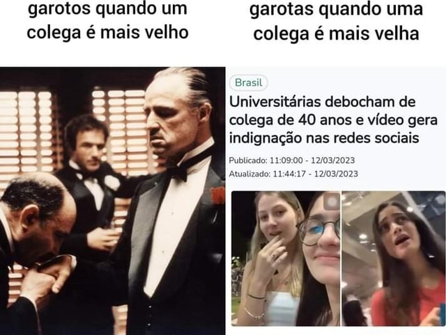 Garotos Quando Um Garotas Quando Uma Colega é Mais Velho Colega é Mais Velha Brasil 3888