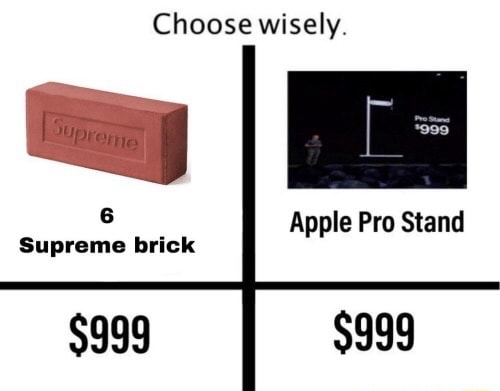 Apple Pro Stand' Memes Roast The Outrageous Price Of Apple's Bougiest  Product Yet