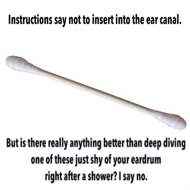 Instructions say not to insert into the ear canal. But is there really