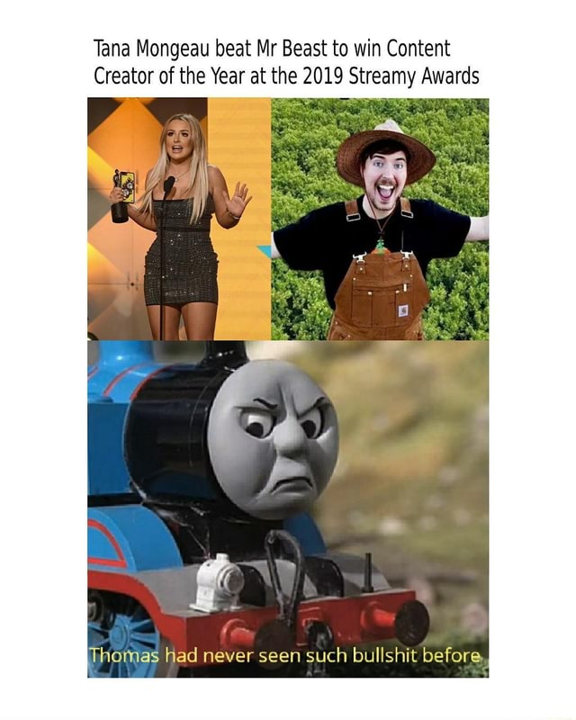 Tana Mongeau beat Mr Beast to win Content Creator of the Year at the