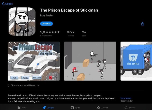 The Prison Escape of Stickman by kory foster