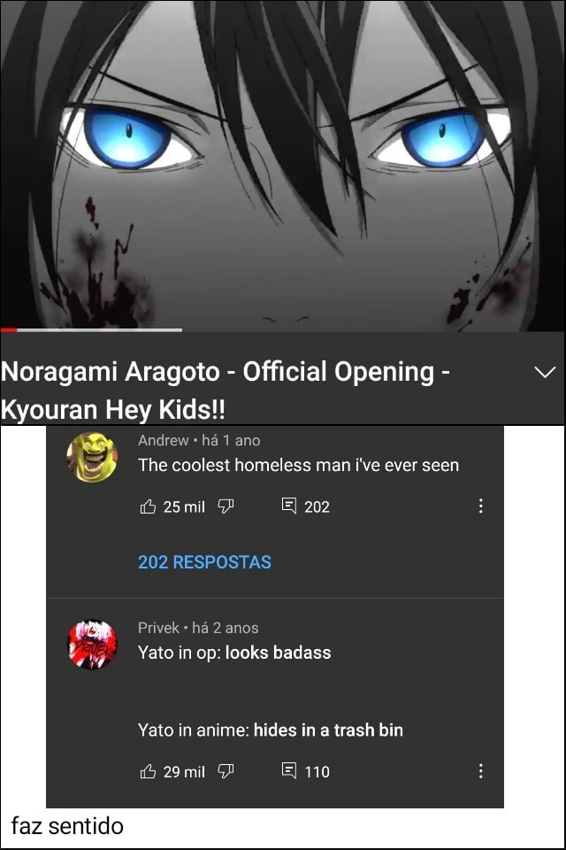 Noragami Aragoto - Official Opening - Kyouran Hey Kids! fez