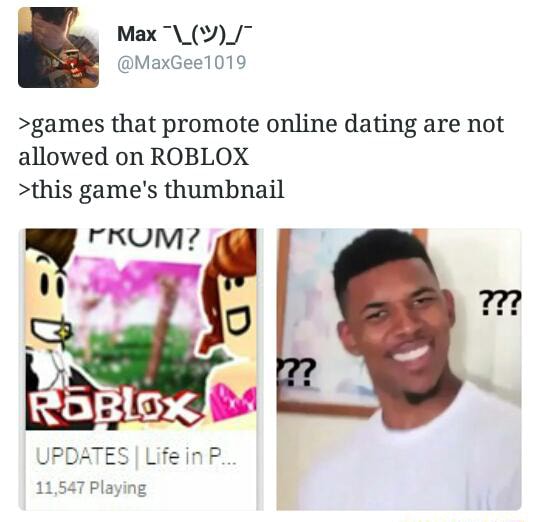 Garnes That Promote Online Dating Are Not Allowed On Roblox This Game S Thumbnail - online dating in roblox hospital