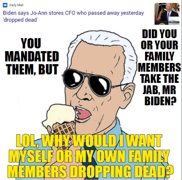 Dally mai Biden says Jo Ann stores CFO who passed away yesterday ...