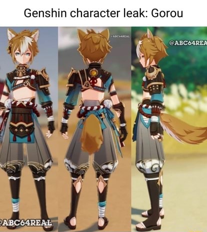 Genshin Character Leak Gorou Abc64rea Be