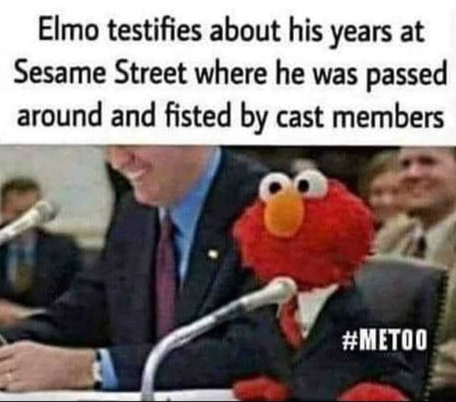 Elmo testifying in court - Elmo testifies about his years at Sesame ...