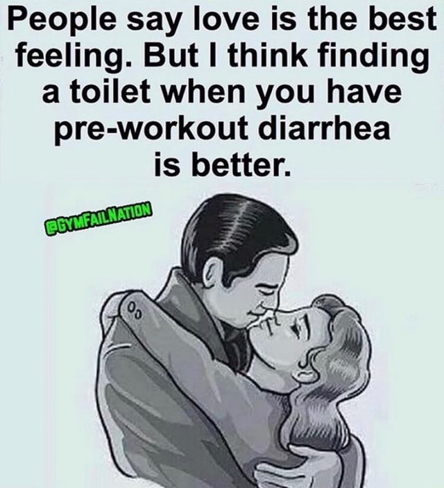 People say love is the best feeling. But I think finding a toilet when