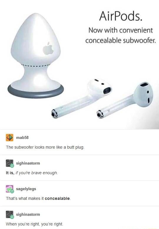 Now with convenient concealable subwoofer, - iFunny