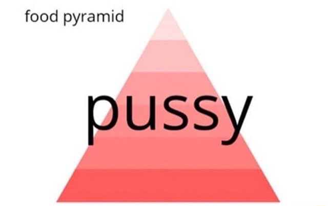 Food pyramid puSSY iFunny