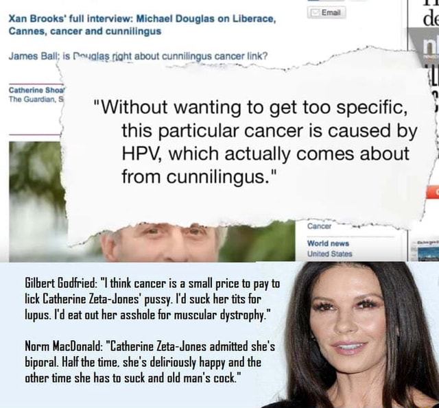 Michale douglas cancer eating pussy Xan Brooks Full Interview Michael Douglas On Liberace Cannes Cancer And Cunnilingus James Ball Is Pouglas Right About Cunnilingus Cancer Link O Without Wanting To Get Too Specific A This Particular Cancer