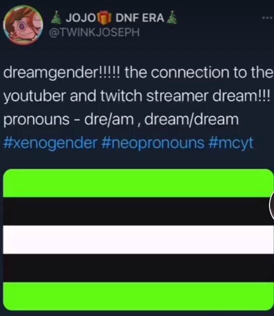 Youtuber and twitch streamer dream!!! pronouns drefjam , xenogender 