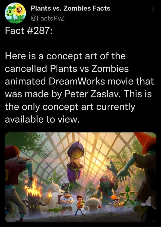 Plants vs. Zombies Facts FactsPvZ Fact 287 Here is a concept art of