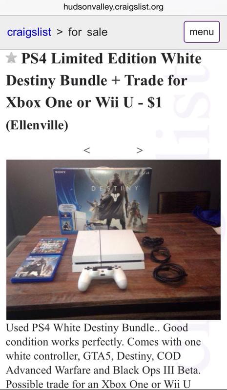xbox one for sale craigslist
