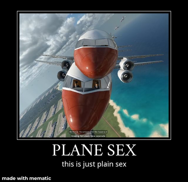 Plane Sex This Is Just Plain Sex Made With Mematic