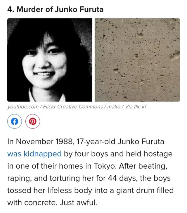 4. Murder of Junko Furuta / Flickr Creative Commons / mako / Via flic ...