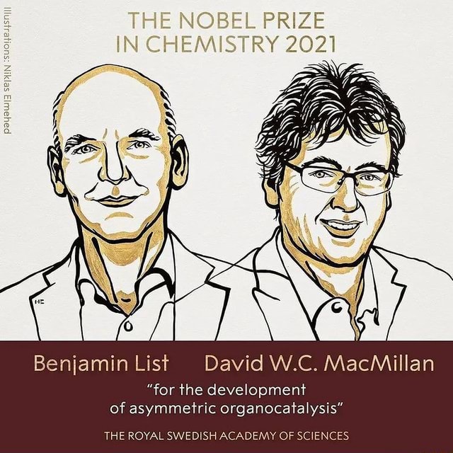 THE NOBEL PRIZE IN CREMISTRY 2021 Benjamin List "for The Development Of ...