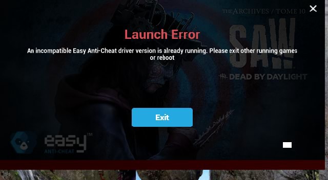 An incompatible easy anti cheat driver version is already running что делать