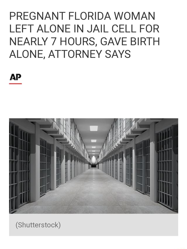 PREGNANT FLORIDA WOMAN LEFT ALONE IN JAIL CELL FOR NEARLY 7 HOURS, GAVE ...