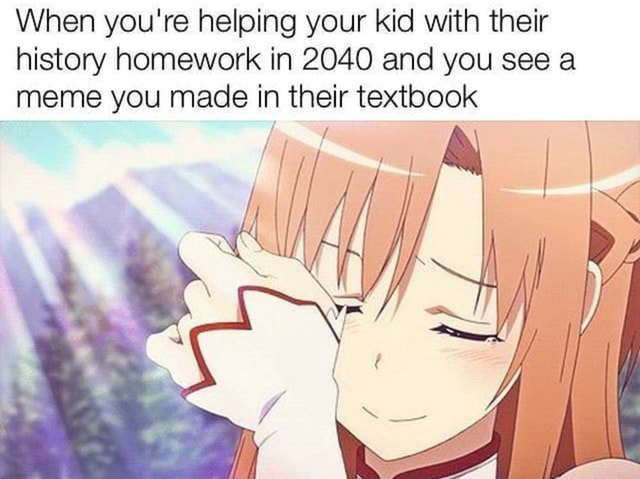 helping your kid with homework meme