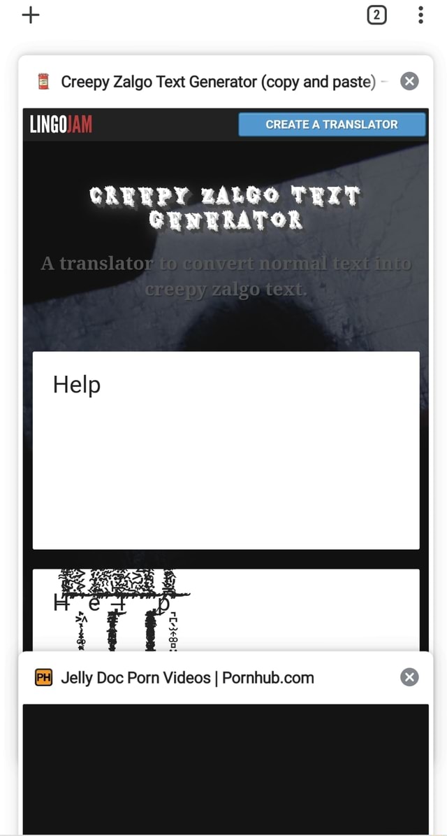 Creepy Zalgo Text Generator (copy And Paste) CREEPY ZALGO TEIT ...