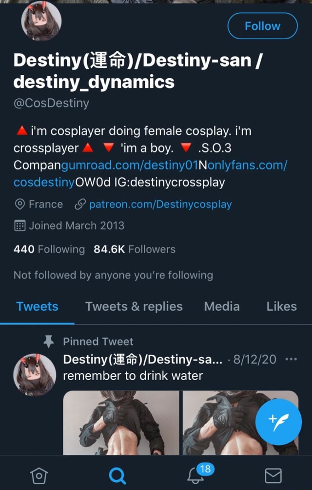 Destiny san cosplay