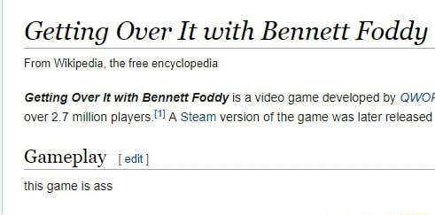 getting over it with bennett foddy free online game