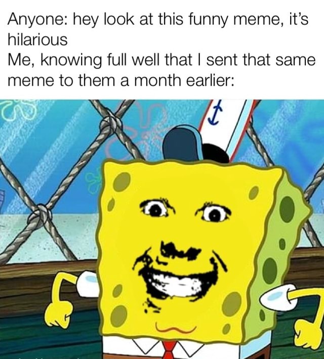 Anyone hey look at this funny meme, it's hilarious Me, knowing full
