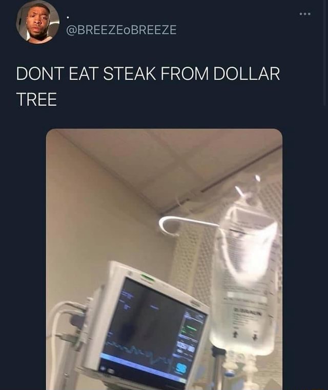BREEZEoBREEZE DONT EAT STEAK FROM DOLLAR TREE iFunny