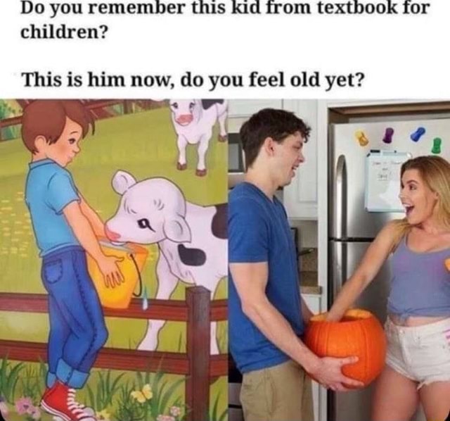 Do you remember this children? This is him now, do you feel old yet ...