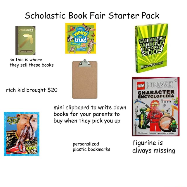 Scholastic Book Fair Starter Pack so this is where they sell these ...