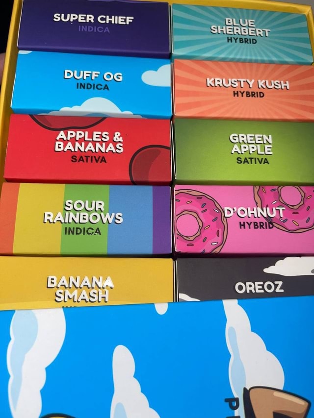 SUPER CHIEF HYBRID DUFF APPLES & GREEN I BANANAS APPLE SATIVA SOUR