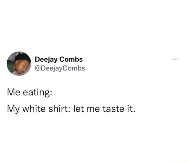 white shirt meme