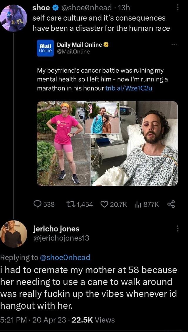 Shoe shoeQnhead self care culture and it's consequences have been