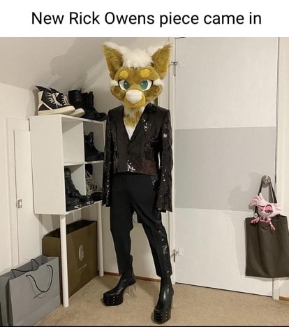 New Rick Owens piece came in - iFunny
