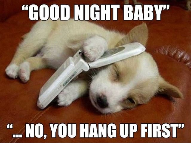 Good Night Baby No You Hang Up First America S Best Pics And Videos