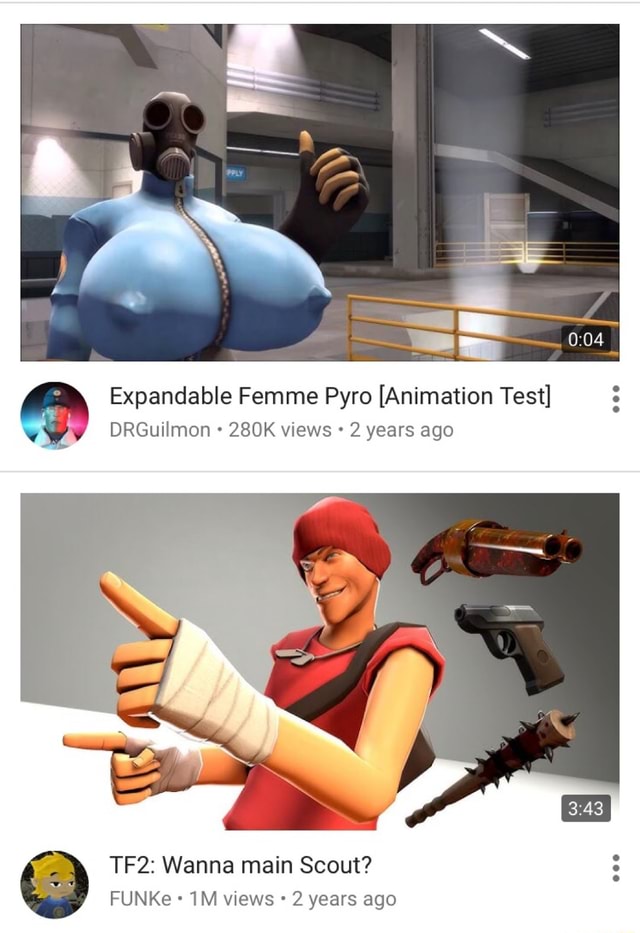 Expandable Femme Pyro [Animation Test] DRGuiImon - 280K views - 2 years ...