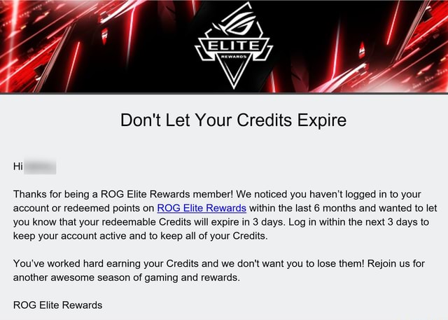 Does Credits Expire