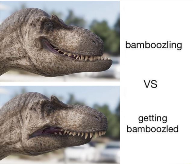 Bamboozling VS getting bamboozled iFunny