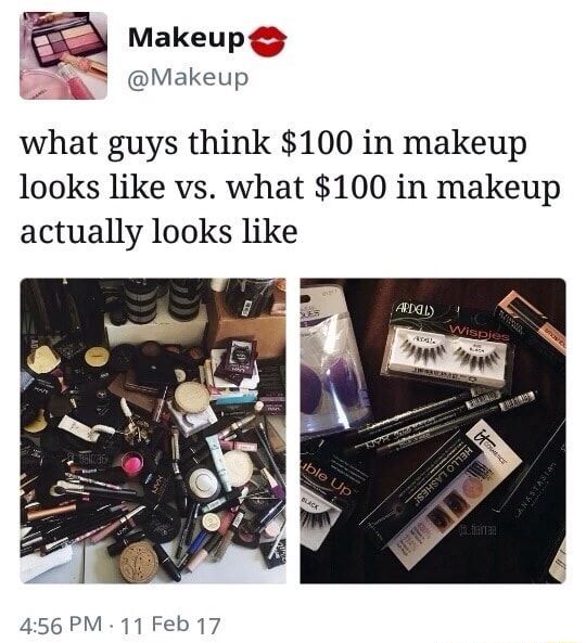 What guys think about makeup