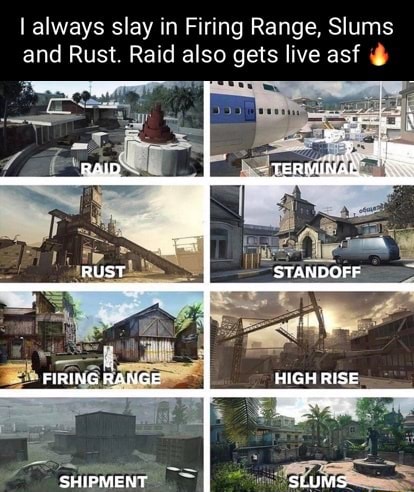 RAID RUST FIRING RANGE SHIPMENT. always ay in Firing Range, Slums and ...