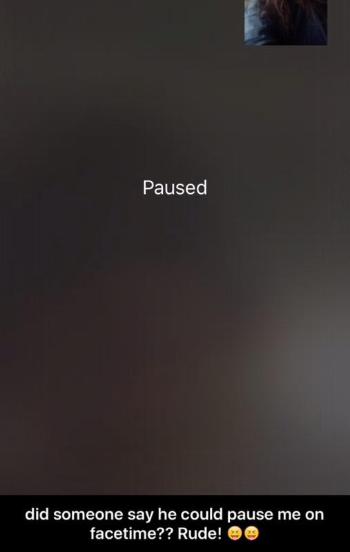 Paused Did Someone Say He Could Pause Me On Facetime'?? Rude! 99 - Did Someone Say He Could Pause Me On Facetime?? Rude! 😝😝 - )