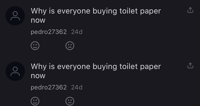 Why is everyone buying toilet paper now Why is everyone buying toilet - Why Is Everyone Buying Toilet Paper 2024