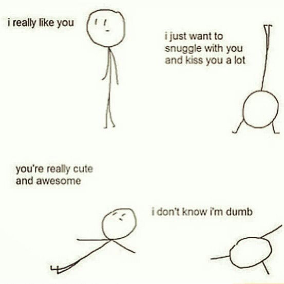 Really you i just want to snuggle with you and kiss you a lot you're really cute and awesome )