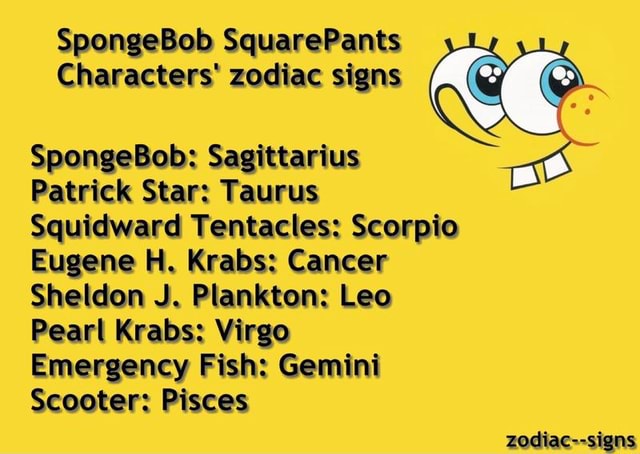 astrology with squidward virgo and libra